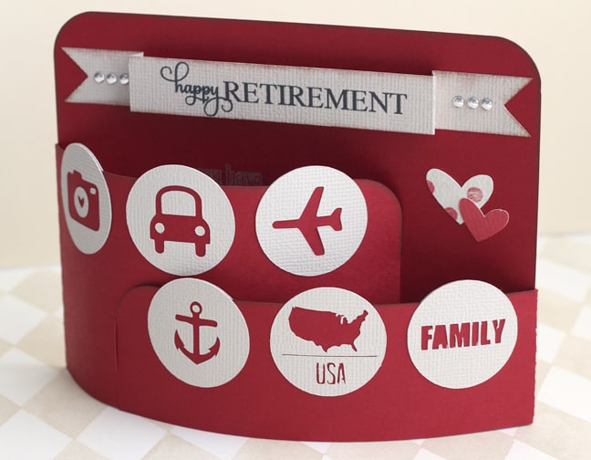 Retirement Bendy Card by Kelly Wayment