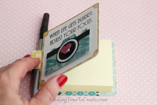 Girls Camp Pillow Treats - Sticky Note Holder