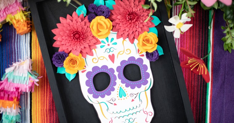 Day of the Dead Floral Skull Project