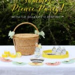 Picnic Party with Silhouette Portait - Finding Time To Create