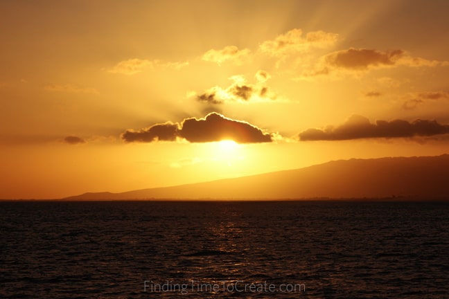 Sunset dinner cruise ~ Silhouette Summit 2016