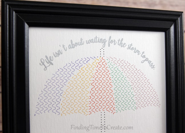 Multi Color Stipple Curio Tutorial | Finding Time To Create