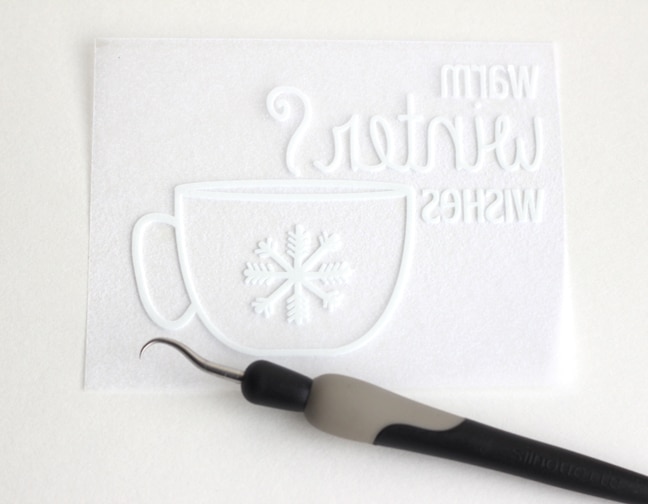 Warm winter wishes mug - papercraft by Kelly Wayment