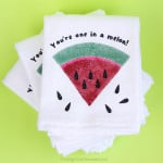 Watermelon dish towels - Finding Time To Create