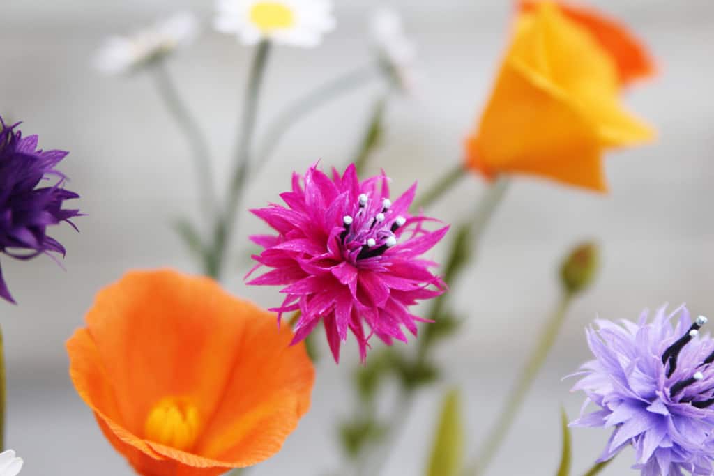 Handmade Paper Wildflowers - Finding Time To Create