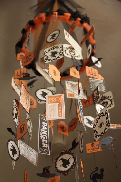 Halloween Mobile below view