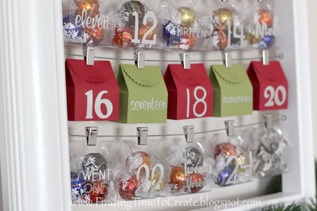 Silhouette Advent Calendar - Finding Time To Create