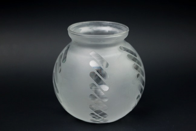 Reverse glass etching