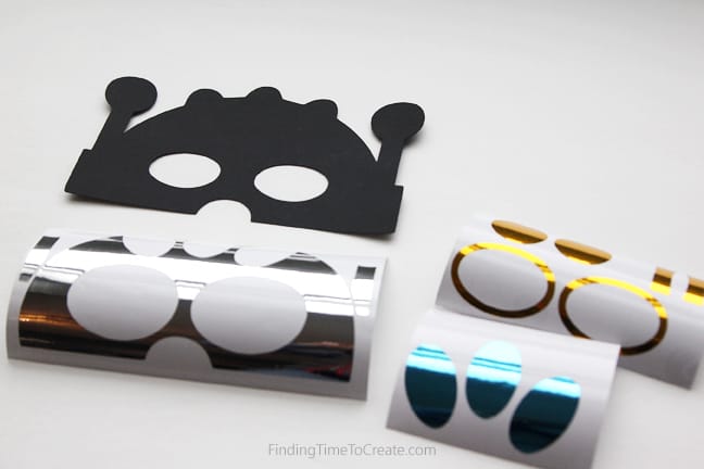 Robot mask cutouts