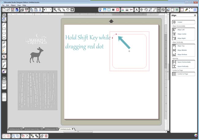 Season's greetings christmas card