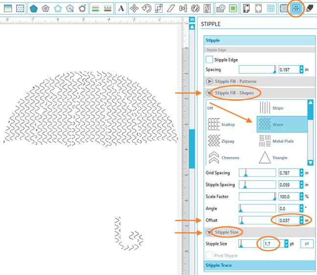 Multi Color Stipple Curio Tutorial | Finding Time To Create