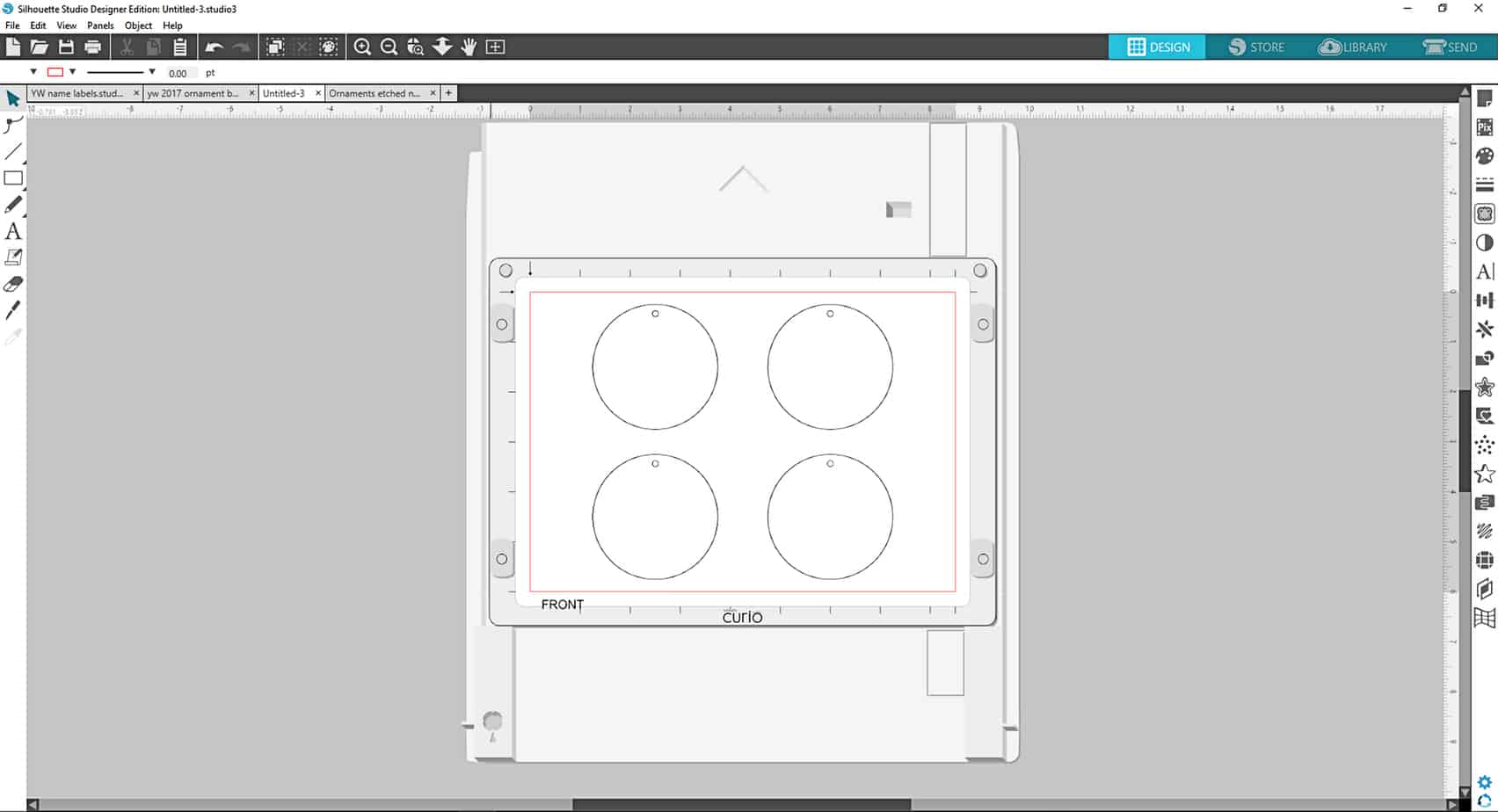 Try Etching Acrylic with Silhouette Curio