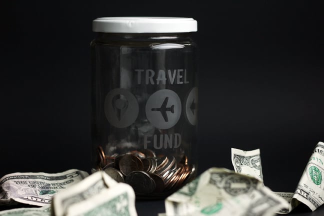 Glass etch travel jar
